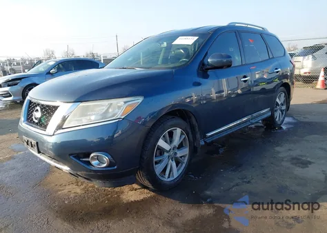 2013 Nissan Pathfinder Platinum from USA, damaged, VIN 5N1AR2MM8DC624616